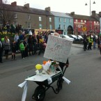Richard Fahey (@faheyr) spotted this septic tank protest er, float at another parade. 