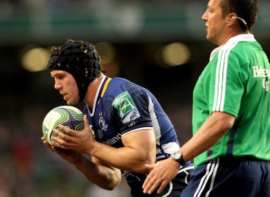 Isaac Boss feeds the scrum during the quarter-final tie with Cardiff.