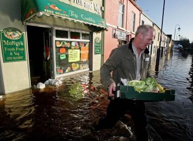 Flooding in Co Galway in 2009.