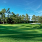 Par 5, 570 yards
The bunker on the right-hand side, 300 yards out, pushes players left and from there it is harder to find the green in two up the steep hill.
