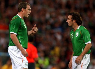 Euro hopefuls: Richard Dunne and Stephen Hunt.