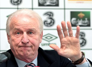 Trap has often been criticised for his teams' style of play.
