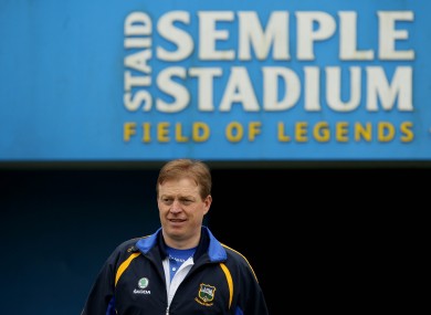 Declan Ryan will welcome Cork back to Semple Stadium