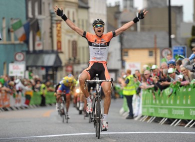 Marcin Bialoblocki: fastest in four-man breakaway.