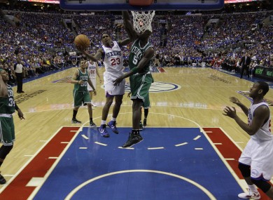 Boston Celtics' Ray Allen during Game 6 of an NBA basketball Eastern Conference semi-final.