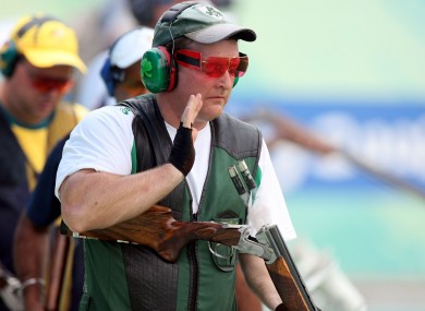 Derek Burnett in action in Beijing.