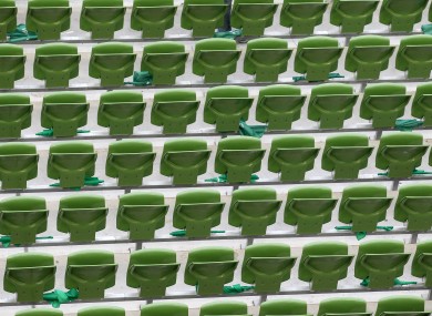 The Aviva stadium seats might host visitors from throughout Europe in eight years' time.