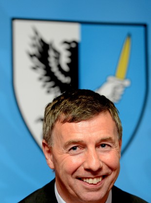 Roscommon manager Des Newton at the launch of the provincial championship.