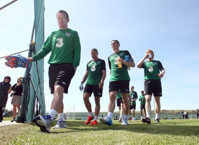 Glenn Whelan, Jonathan Walters, Keith Andrews and Paul McShane.