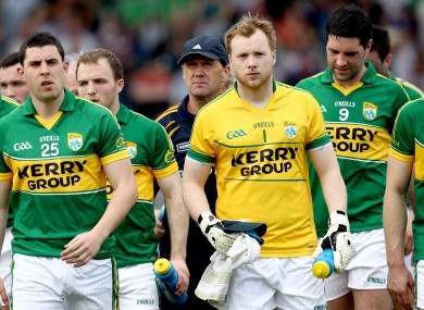 Jack O'Connor takes to the pitch with his team.