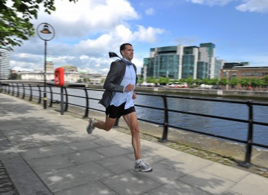 Mark Kenneally at the launch of the Grant Thornton Corporate 5k Team Challenge earlier this week. For more information, see www.grantthorntoncorporatechallenge.ie.