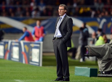The French boss last night.
