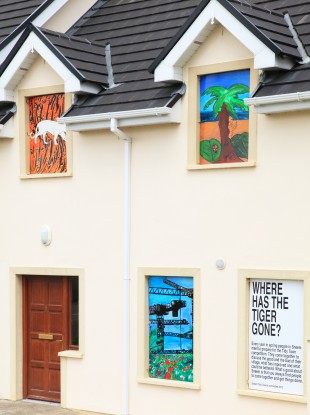 Paintings made by Sneem schoolchildren