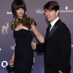 Tom Cruise and Katie Holmes on the red carpet at an awards ceremony in Germany in November 2007 (AP Photo/Miguel Villagran)