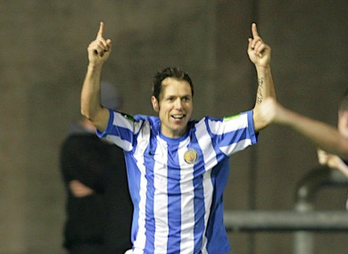 Keegan in action for the Mons.