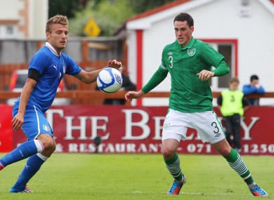 Goalscorers Cunningham and Ciro Immobile.
