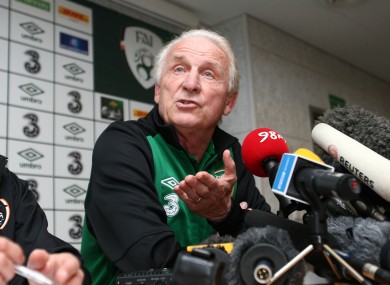 Trapattoni has paid little heed to Keane's comments about the Irish team.