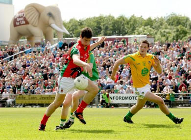 Up and running: Alan Freeman nets Mayo's first