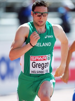 Gregan finished second in his race earlier.