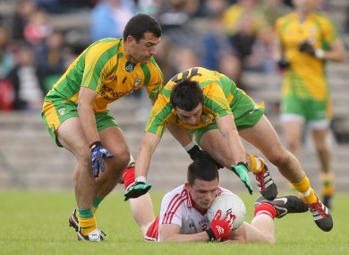 No way through: Tyrone couldn't live with Donegal's intensity and energy