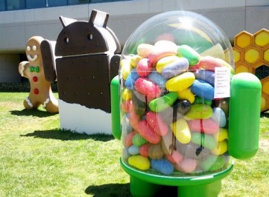Android Jelly Bean shows up on the Google Campus in California