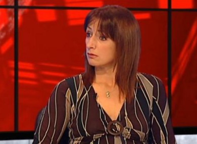 Clare Daly on TV3 last night