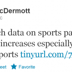McDermott, who works at the Irish Sports Council, is clearly a sports fanatic judging by his account, and so like-minded people should obviously drop everything and follow him immediately.