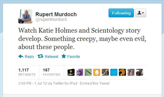 Rupert Murdoch tweet 2