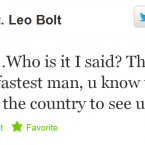 Bolt provides plenty of insight into his preparations and has a sense of humour to boot. He's also 