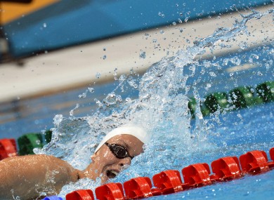 Ireland's Grainne Murphy will head home.