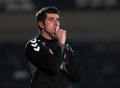 Derry City manager Declan Devine will be hoping his side can hinder Sligo's title chances this evening.