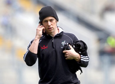 Kildare's Seanie Johnston before last Sunday's Leinster semi-final.