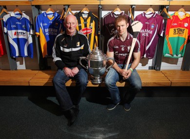 Tony Óg Regan and Brian Cody ahead of Sunday's Leinster decider.