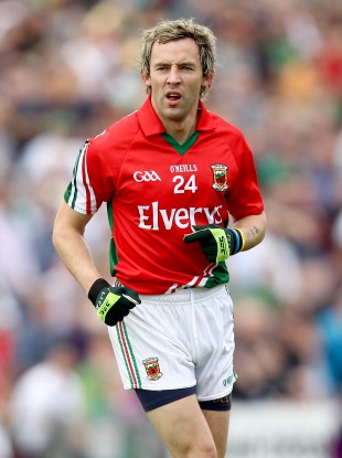 Mortimer playing in the Connacht SFC semi-final.
