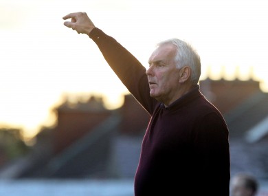 Drogheda boss Mick Cooke.