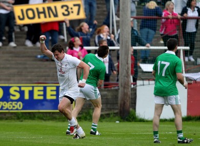 Hero: Emmet Bolton celebrates his remarkable last-gasp equaliser