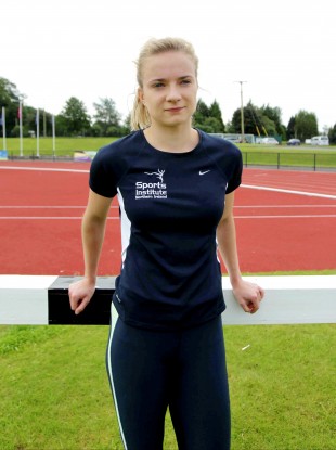 Joanna Mills at the Antrim Forum today.
