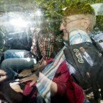 McAteer leaves the Dublin District Court sitting in the CCJ yesterday afternoon after posting bail. Photo: Laura Hutton/Photocall Ireland