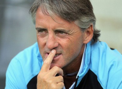 Roberto Mancini: 'Defending the title should be our target this year.'