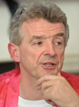 Michael O'Leary at a recent photocall in London