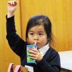 She's getting it already: An Nguyen raises her hand to ask a question. Photo: Laura Hutton/Photocall Ireland