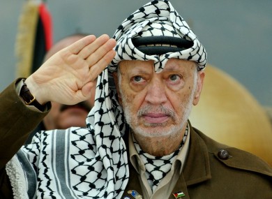 Yasser Arafat, pictured in 2004.