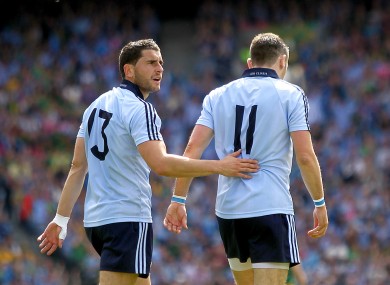 Alan Brogan, right: back in the Dublin attack following his injury.