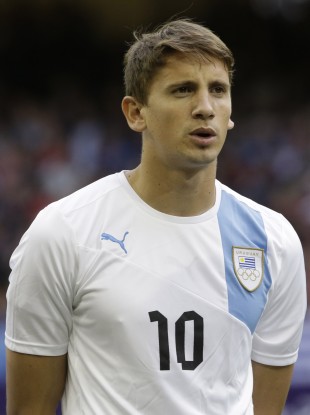 Ramirez lining out for Uruguay.