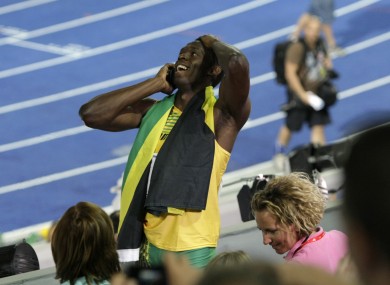 Usain Bolt: popular man. (File picture).