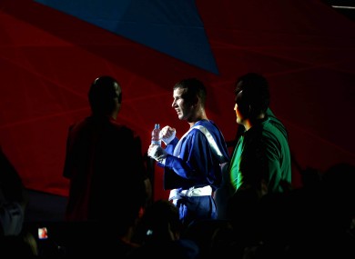John Joe Nevin fights in the Men's Bantam Final this evening.