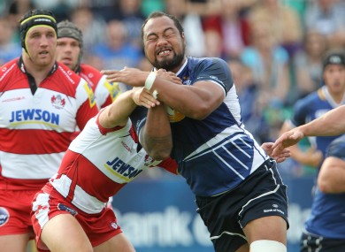Leo Auva'a scored a try for Leinster in Tallaght.