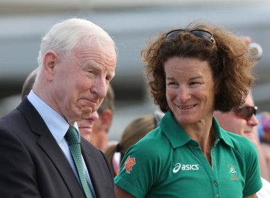 Pat Hickey and Sonia O'Sullivan.