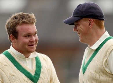 Paul Stirling, left, and Kevin O'Brien have both been nominated for the ICC Award.