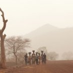On the move through the dry dusty landscape. Drought and decreasing water reserves has resulted in failed crops and lack of pasture in Burkina Faso, one of the countries affected in the West Africa food crisis. Image: Andy Hall/Oxfam